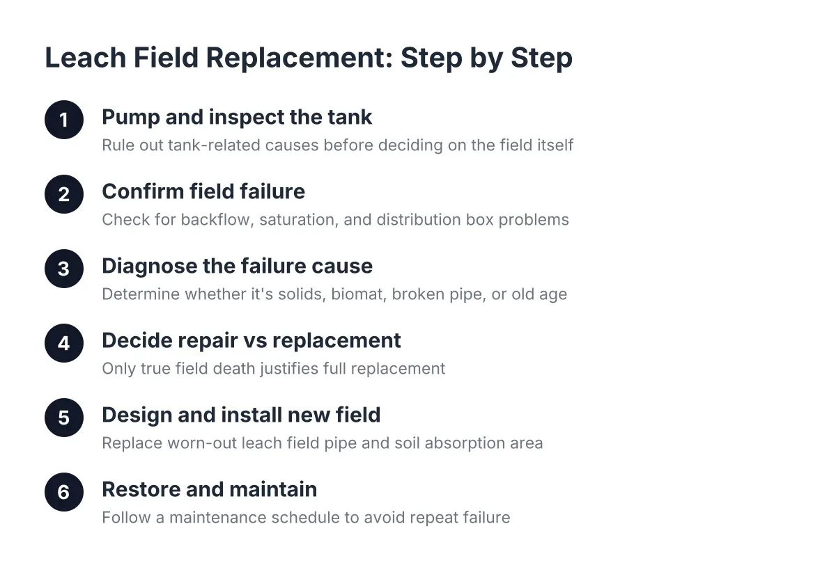 leach field replacement